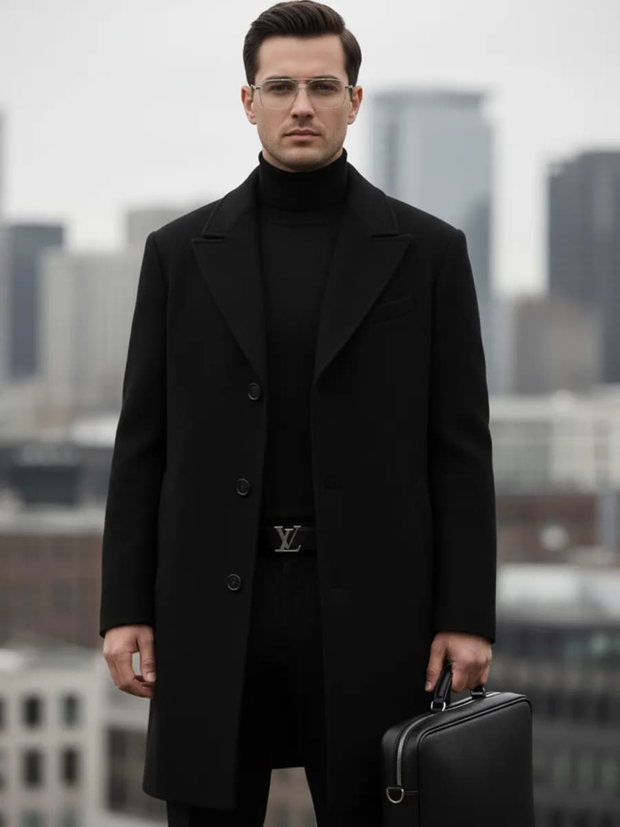 Пальто демисезонное шерстяное