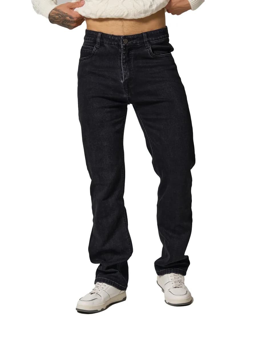 джинсы утепленные зимние