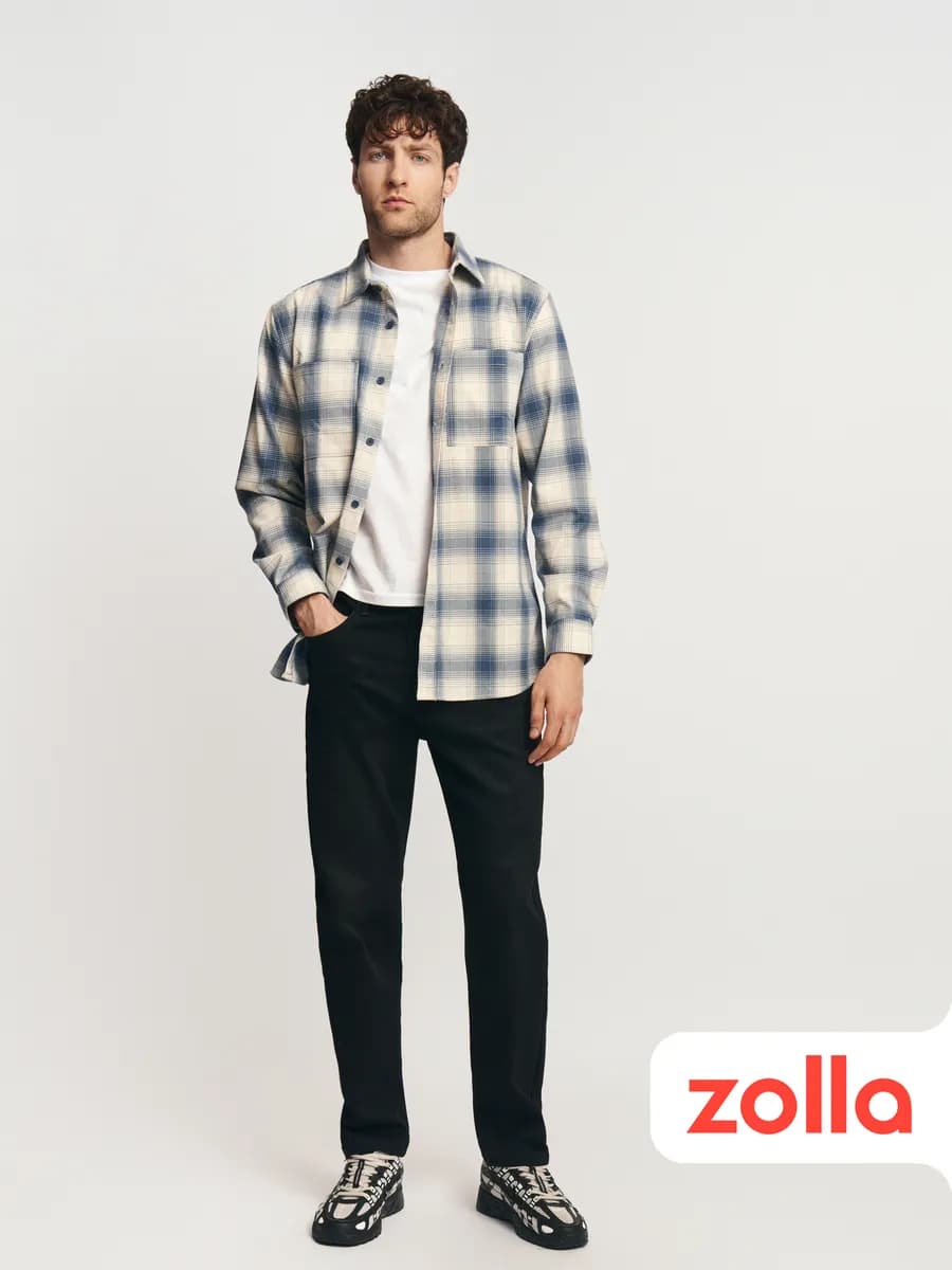 Мужские тёплые джинсы Carrot с начёсом