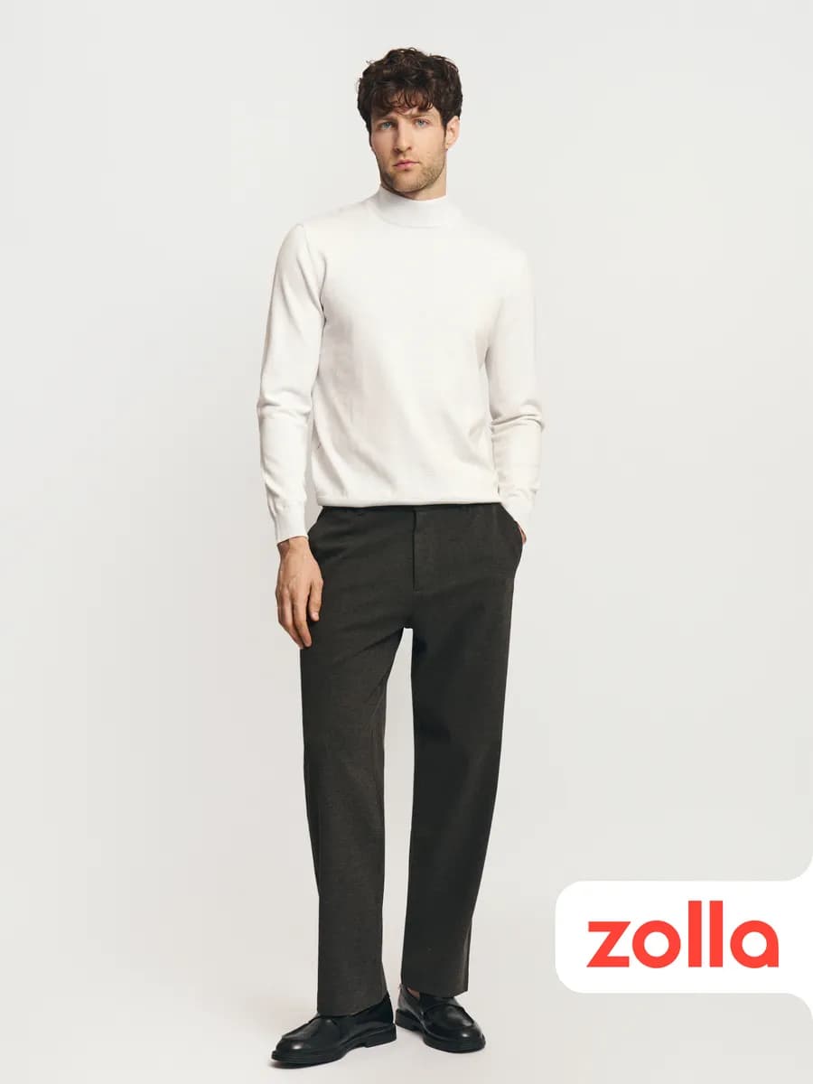 Мужские утеплённые брюки с начёсом