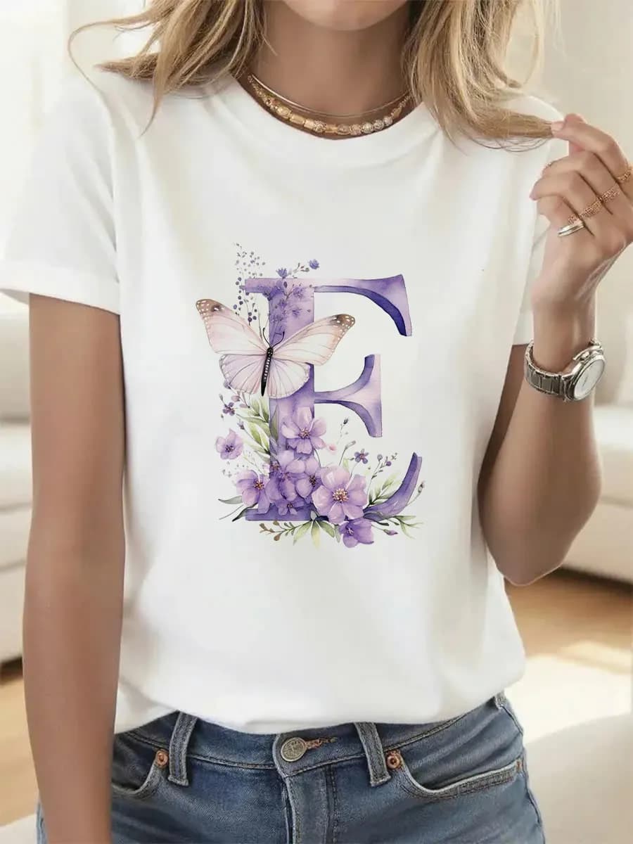 Футболка базовая с принтом