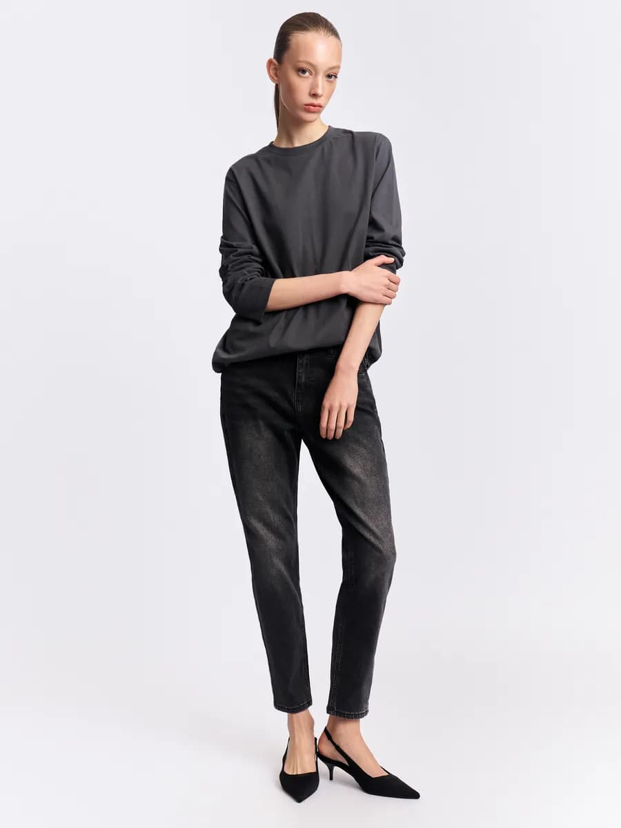 Женские джинсы Boyfriend средней посадки