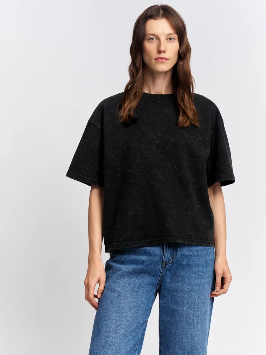 Женская оверсайз футболка из хлопка