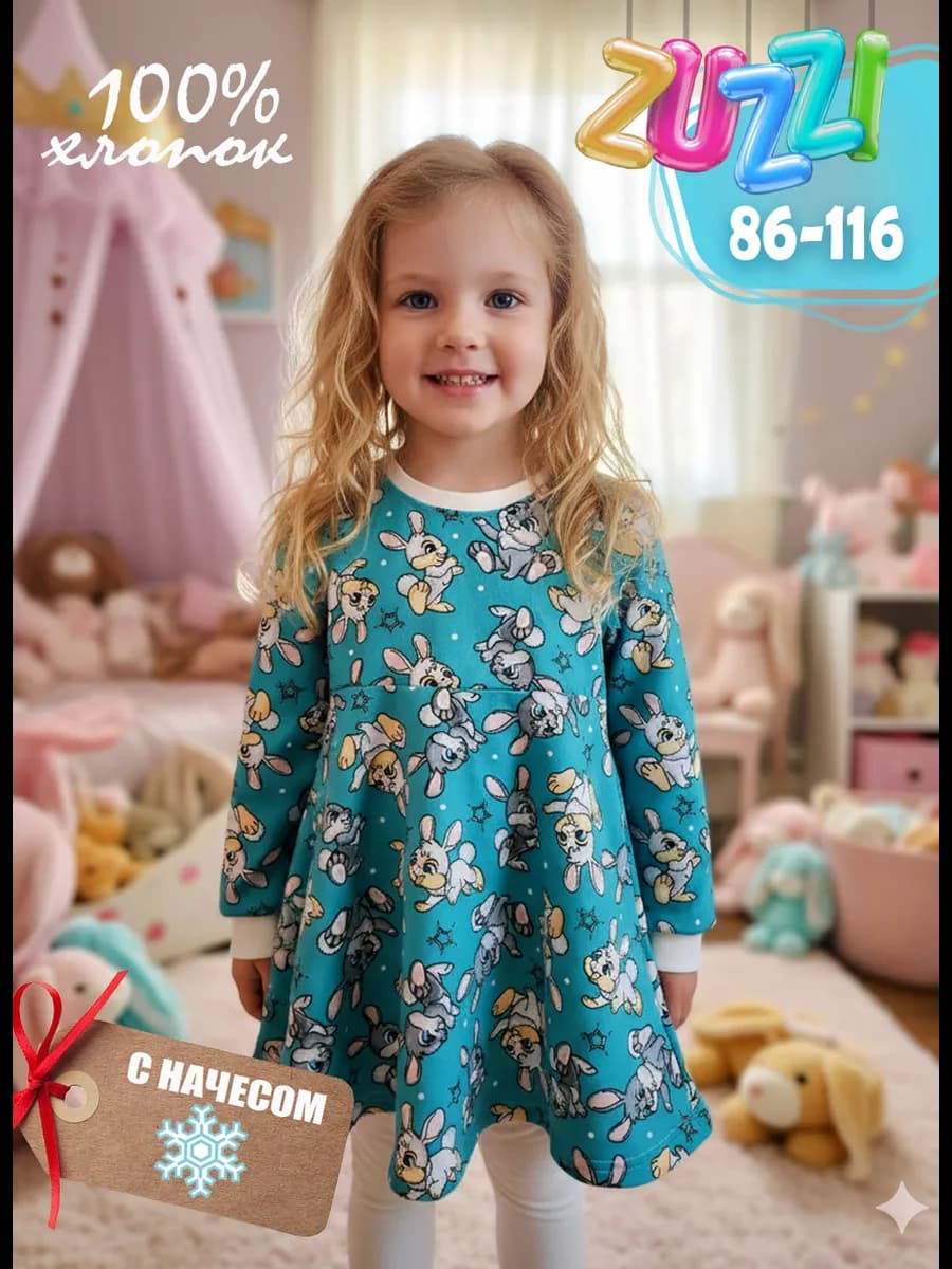 Платье хлопок