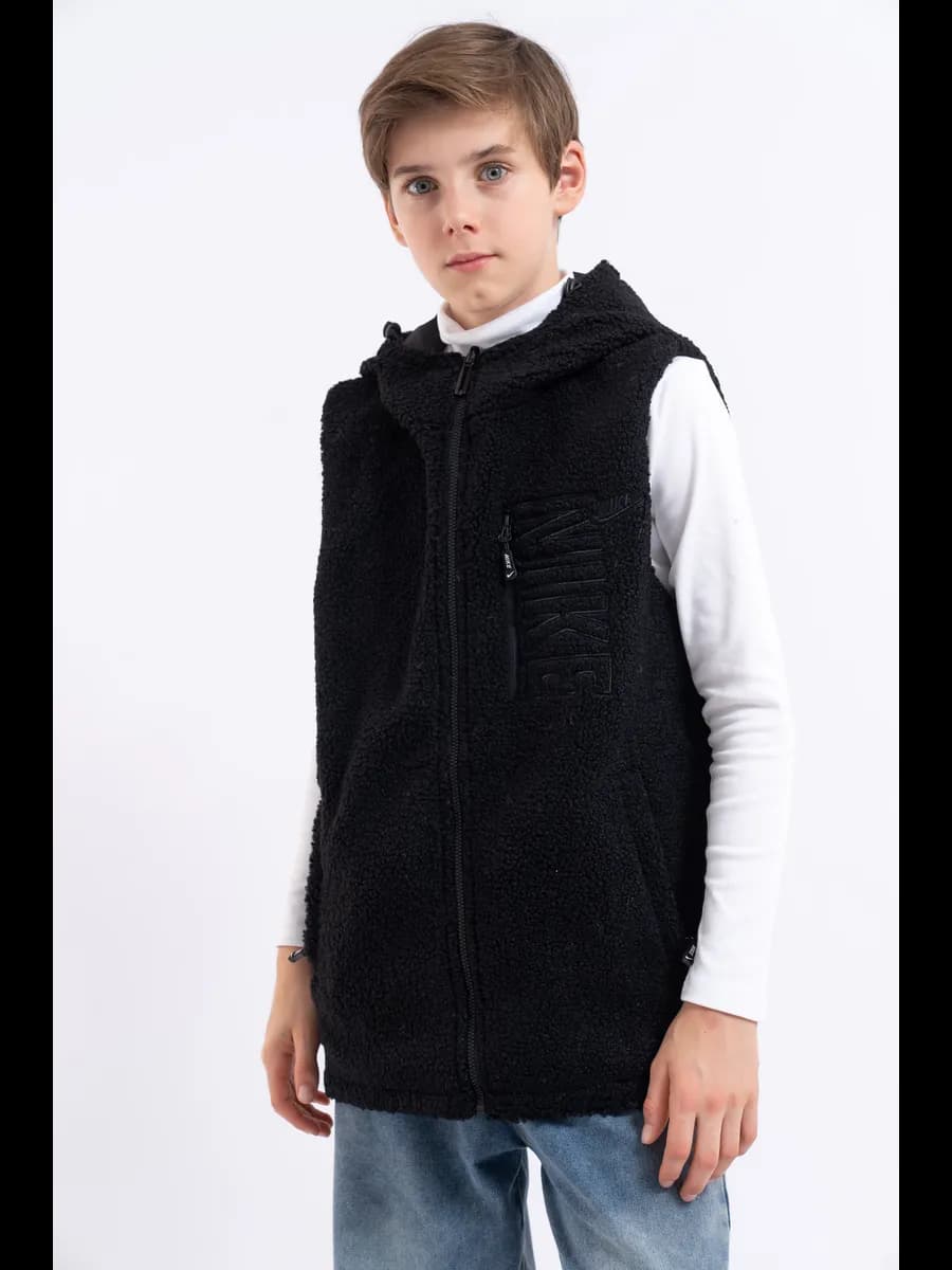 Жилетка утепленная двусторонний осенняя для мальчика