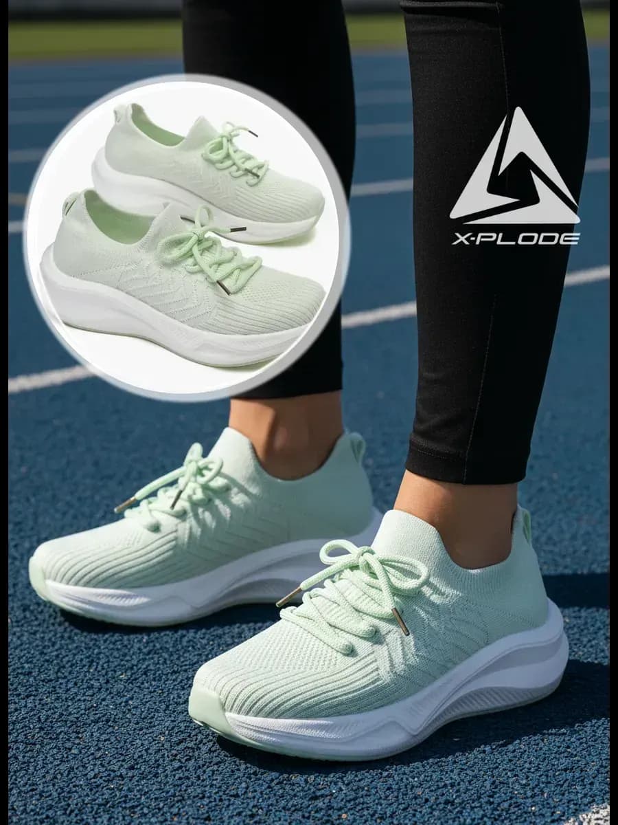 Дышащие текстильные кроссовки для фитнеса и зала