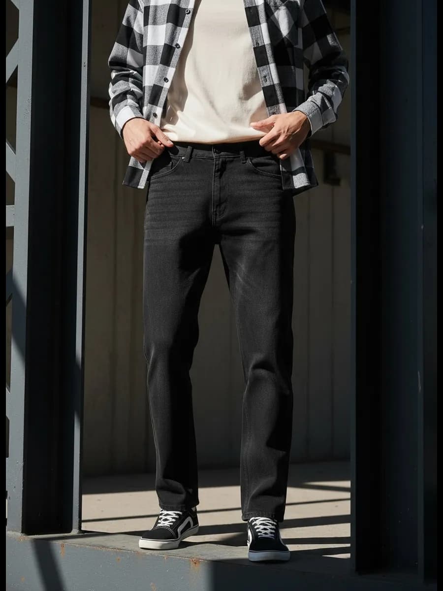 Джинсы прямые классические