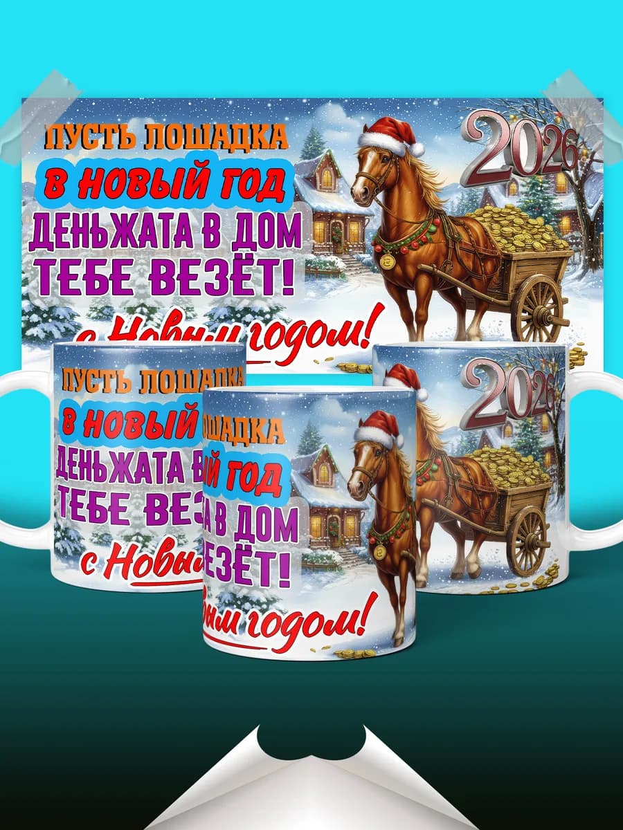 Кружка новогодняя 2026