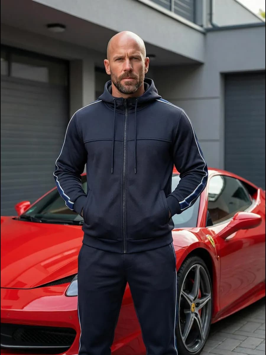 Теплый костюм повседневный с брюками