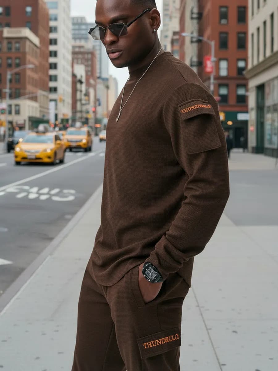 Спортивный костюм со свитшотом и джоггерами