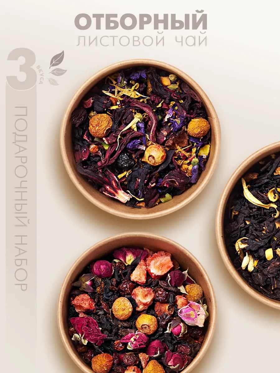 Подарочный набор чая "ХИТЫ" листовой