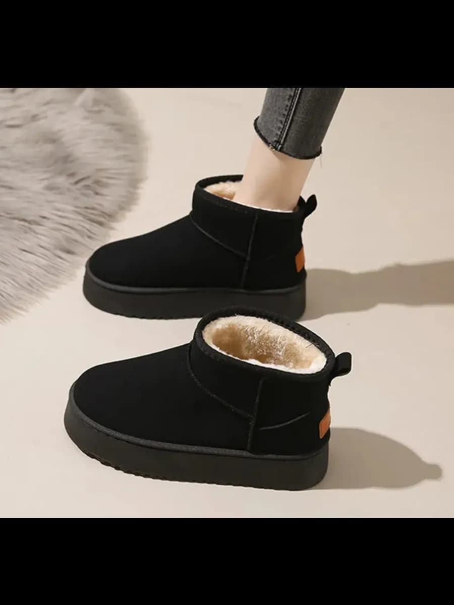 Зимние угги на платформе