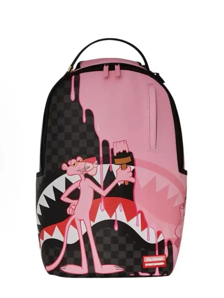 Рюкзак Sprayground розовая пантера кожаный