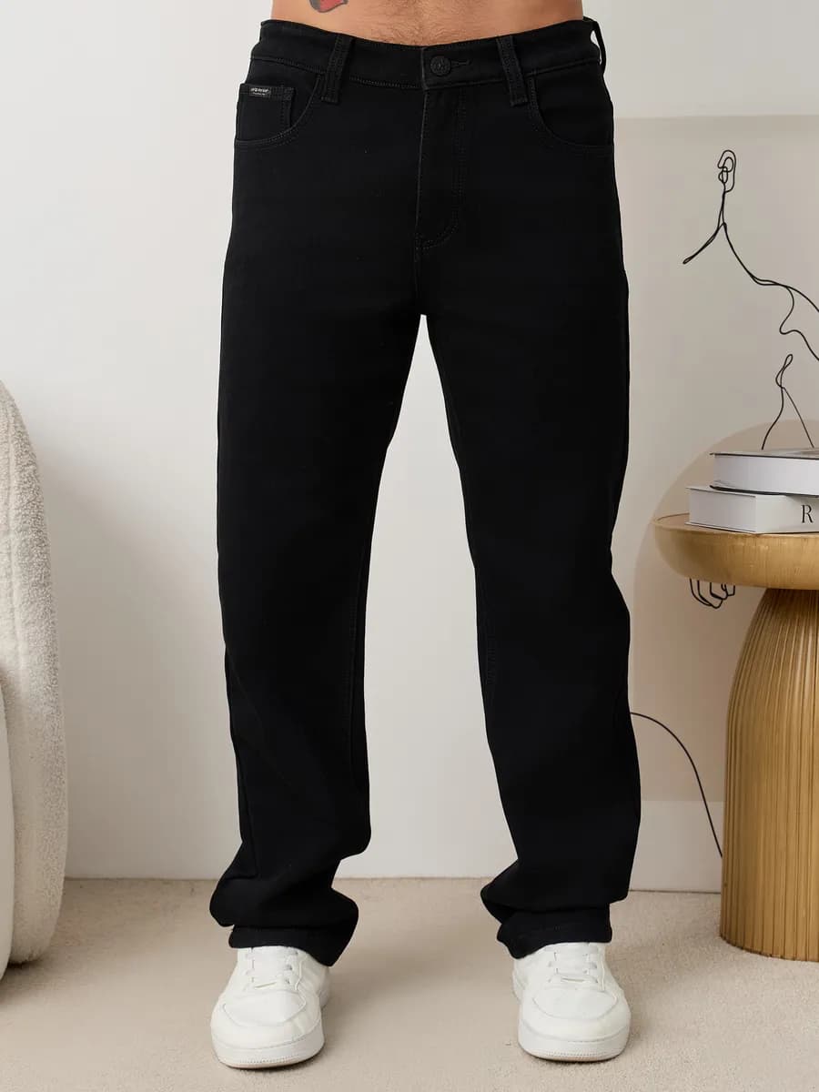 Джинсы утепленные на флисе с начесом