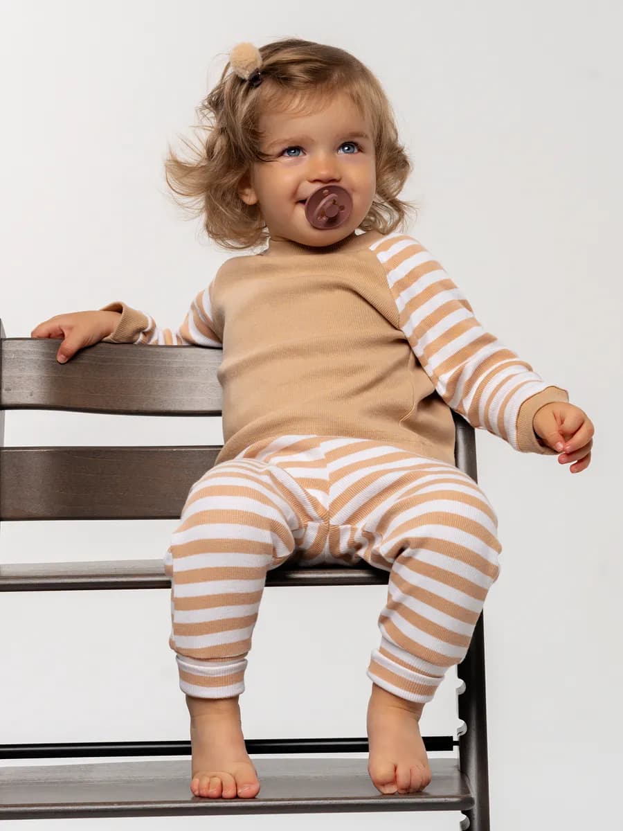 Домашний костюм лонгслив с лосинами в садик