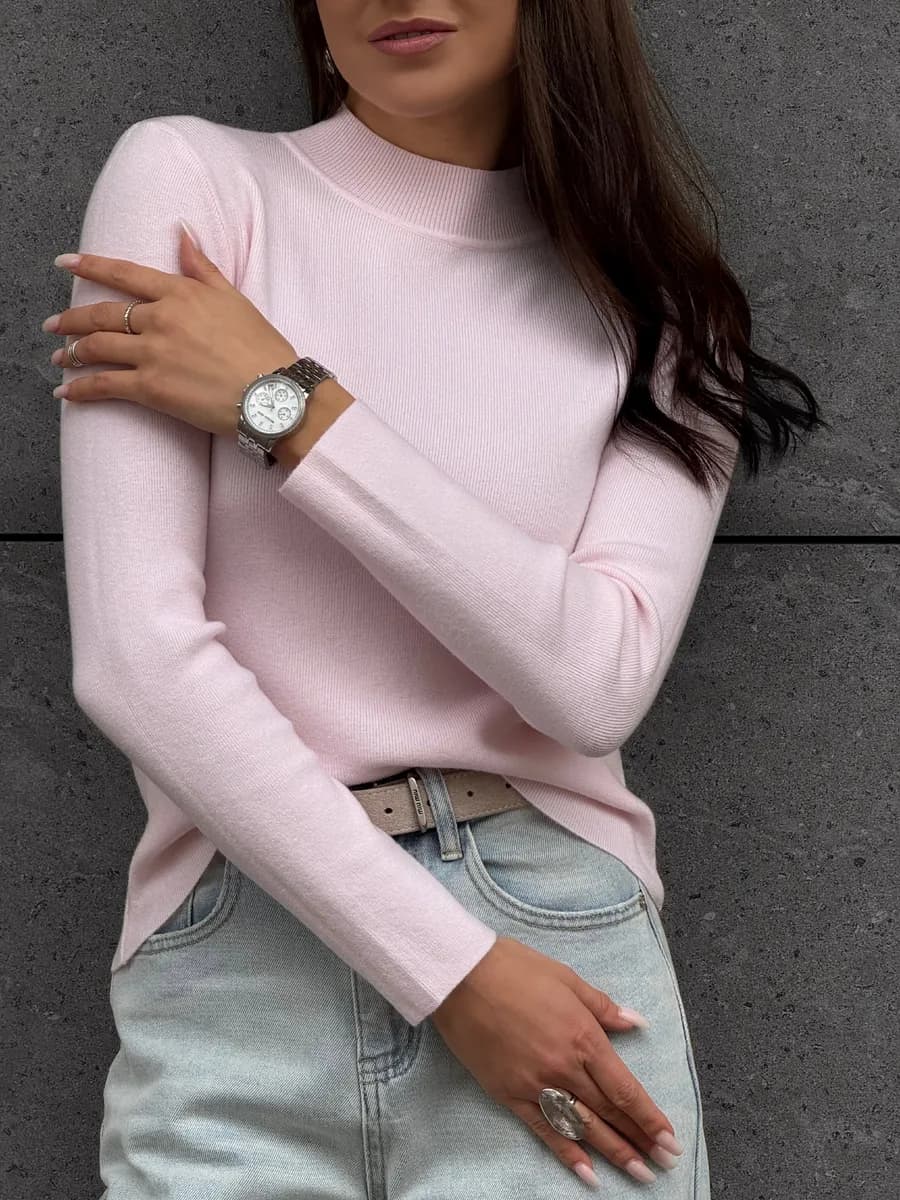 Джемпер из трикотажа с кашемиром и шерстью премиум