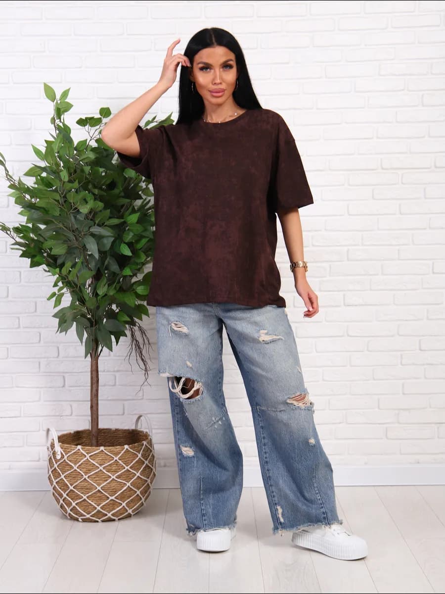 Футболка оверсайз варенка большие размеры