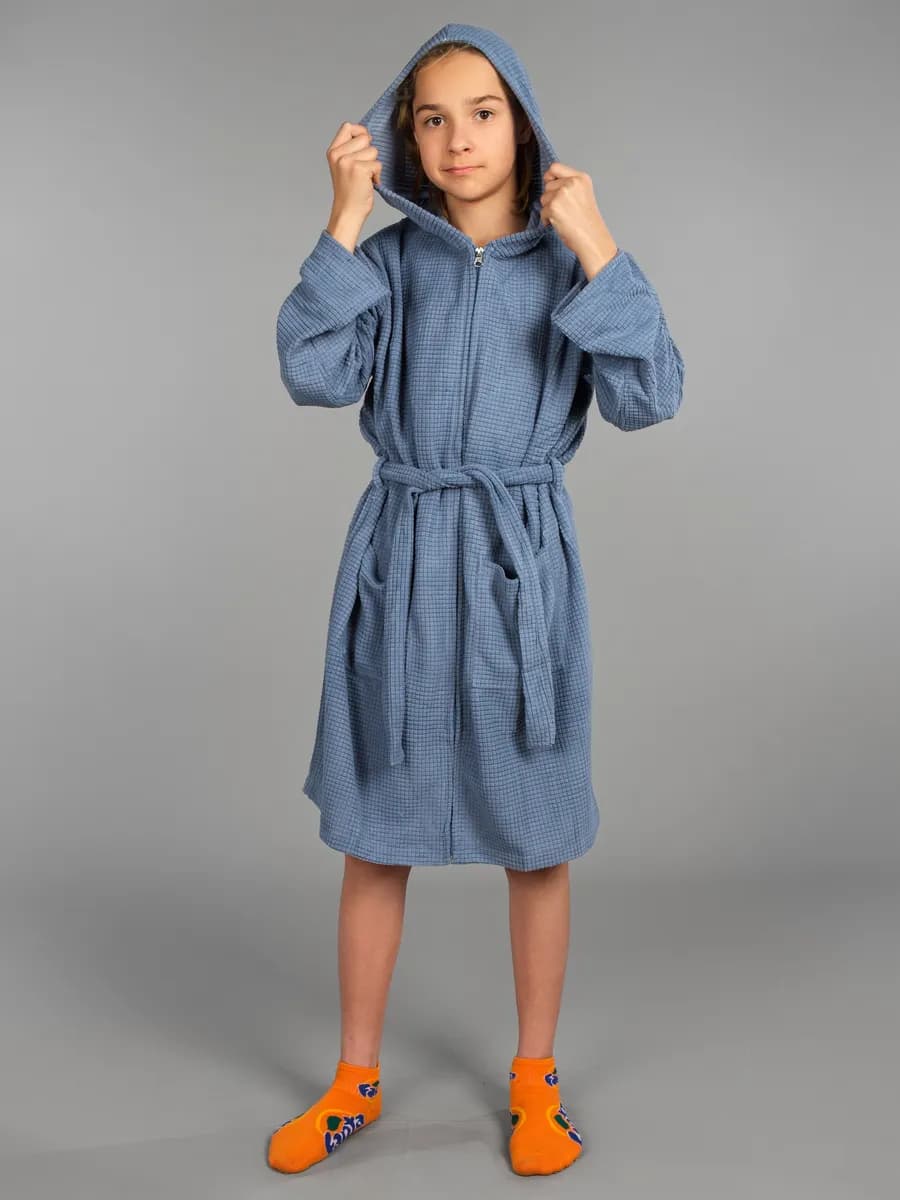 Халат детский на замке