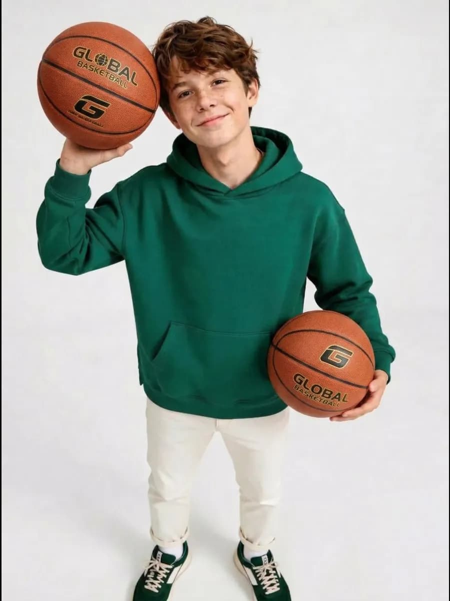 Худи оверсайз с начесом для мальчика