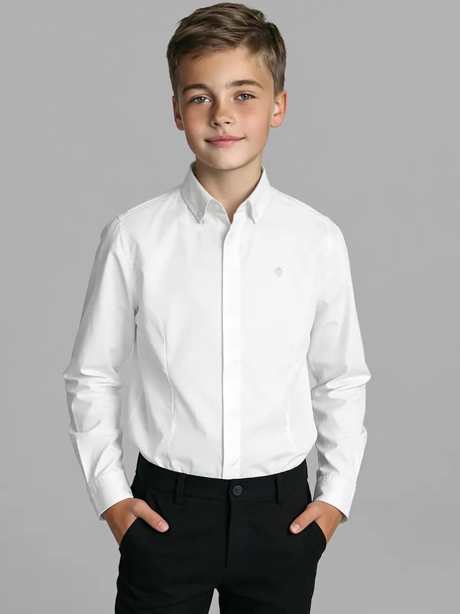 Рубашка Slim fit с длинным рукавом