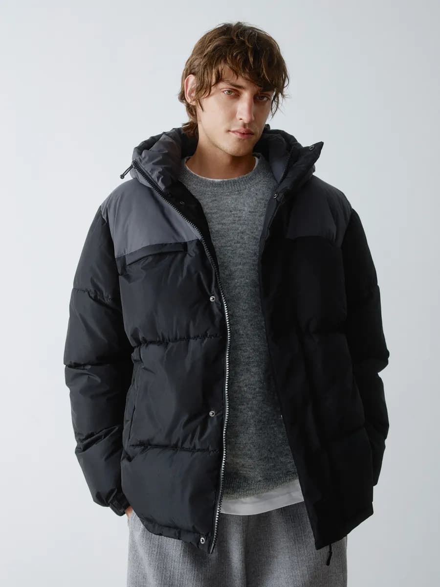 Куртка оверсайз утепленная пуховик зимний