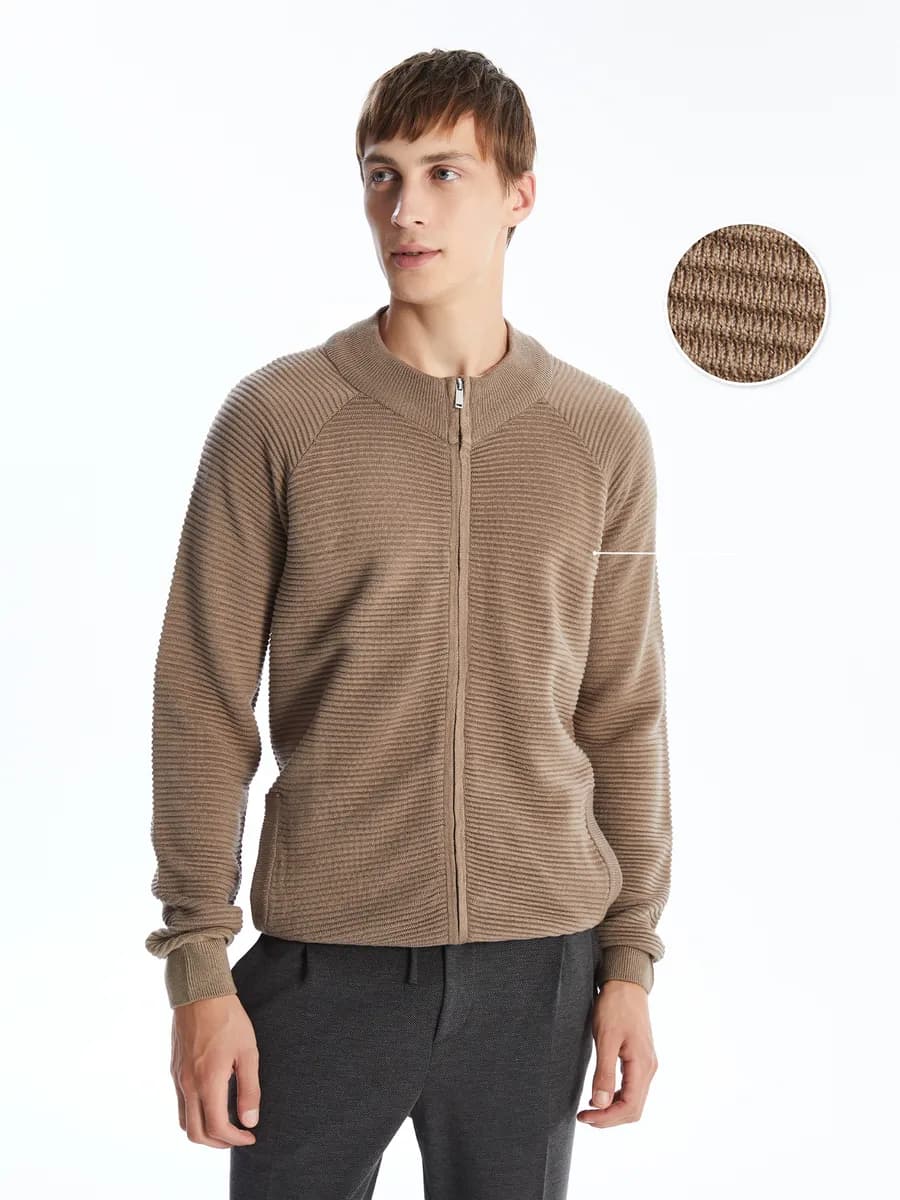 мужской кардиган из трикотажа