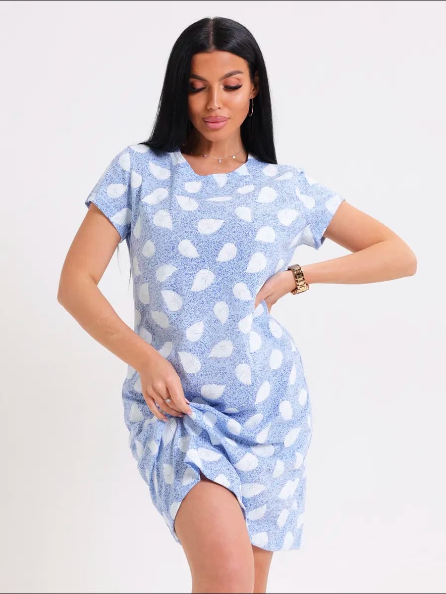 Платье для дома, туника летняя, ночная сорочка