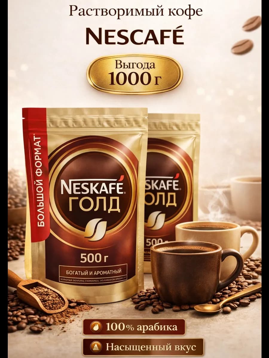 Кофе растворимый сублимированный 1000г