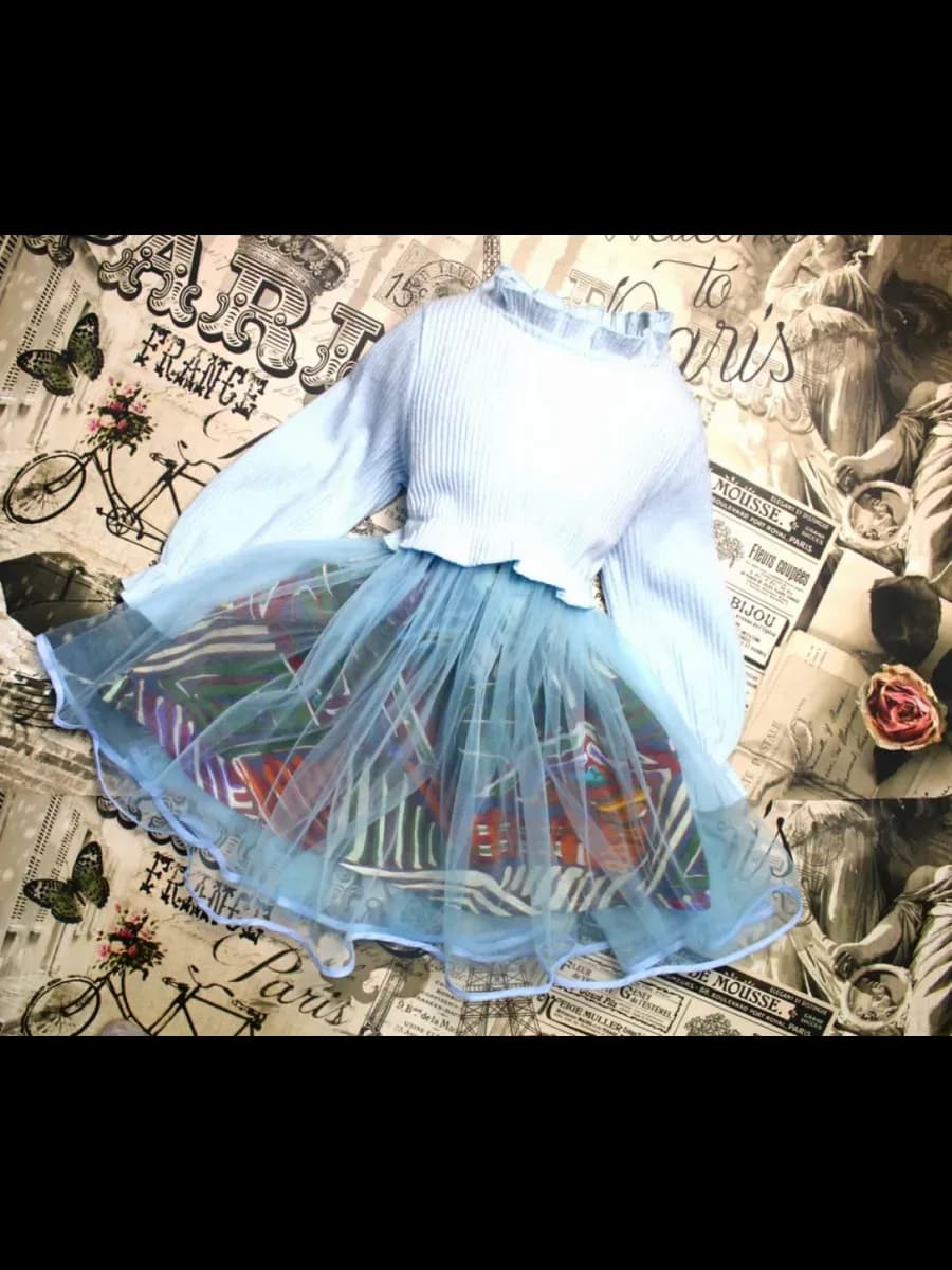 платье с юбкой сетка