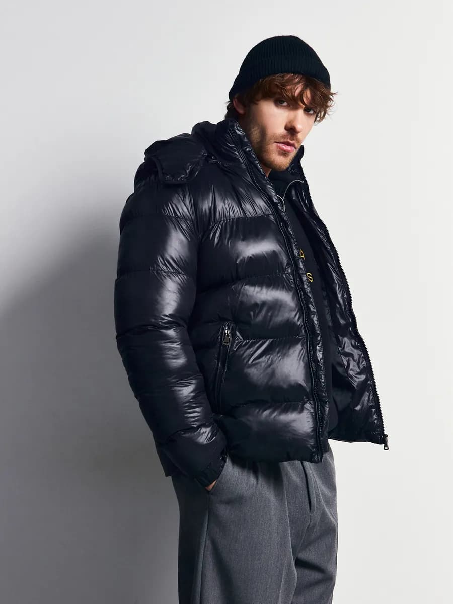 Куртка пуховик зимняя короткая дутая, с капюшоном, pinterest