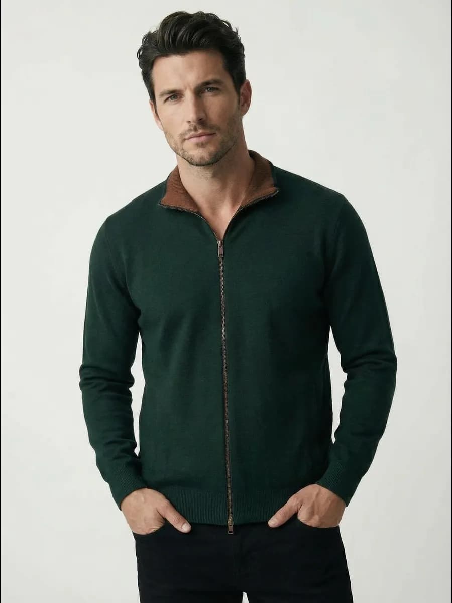 Кардиган на молнии