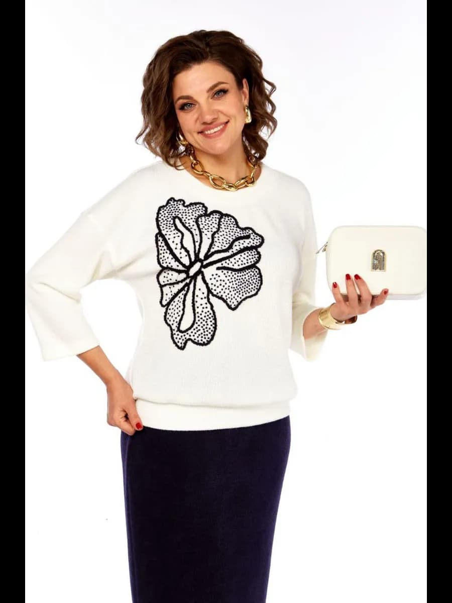 Костюм Стильный большого размера plus sice "Пушистик"