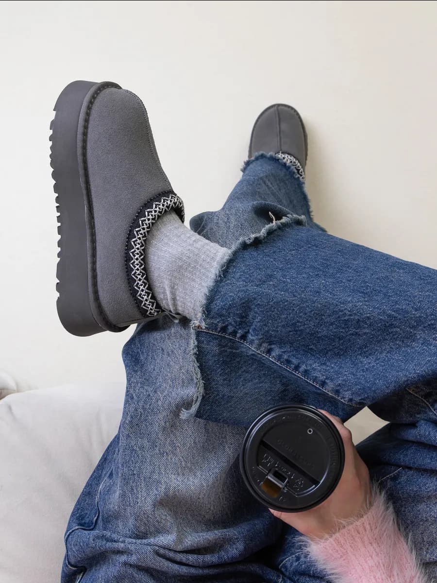 Угги женские на платформе зимние