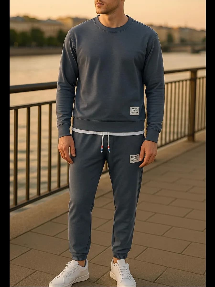 костюм спортивный мужской с футболкой