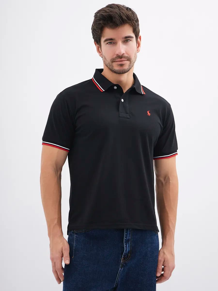 Футболка поло с коротким рукавом