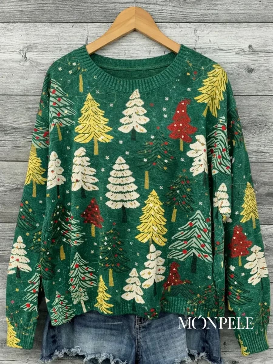 Свитер оверсайз вязаный