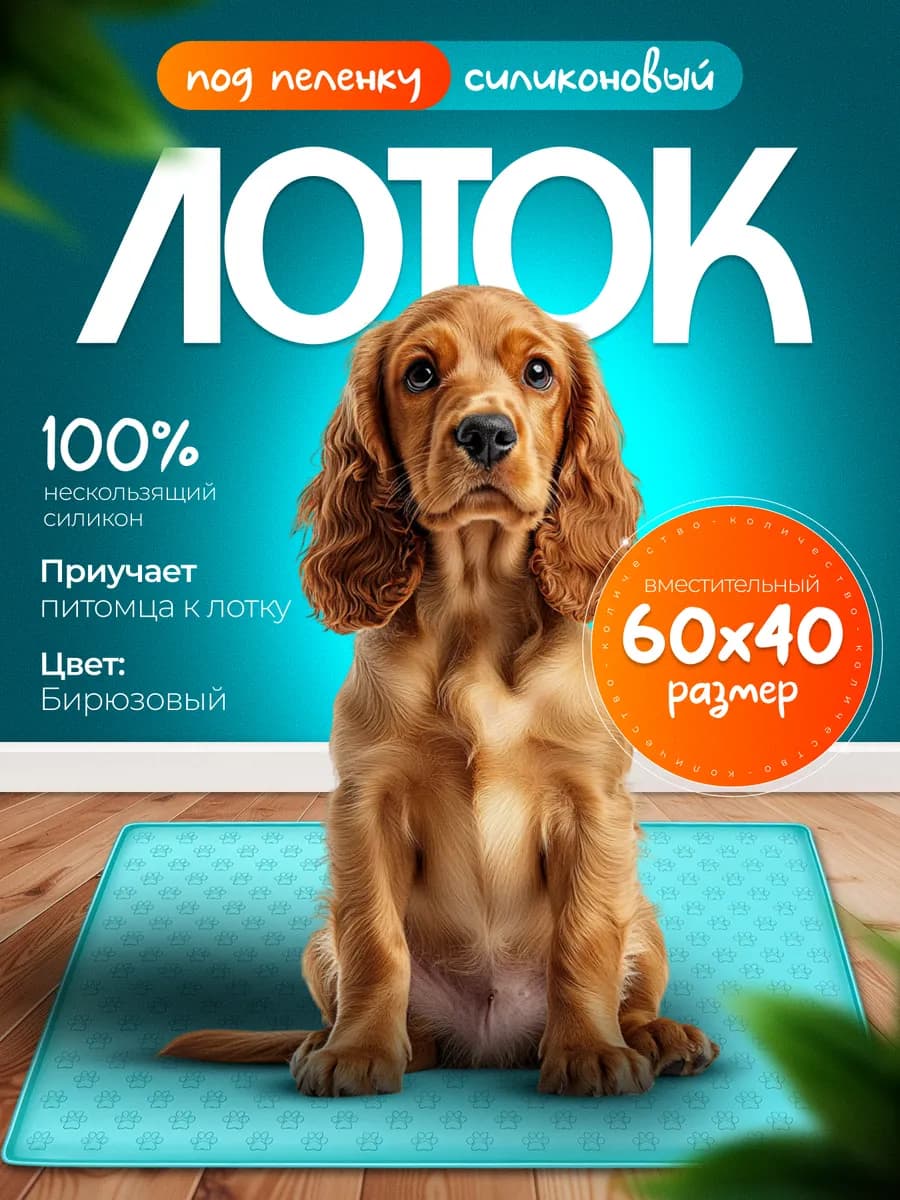 Лоток для собак силиконовый