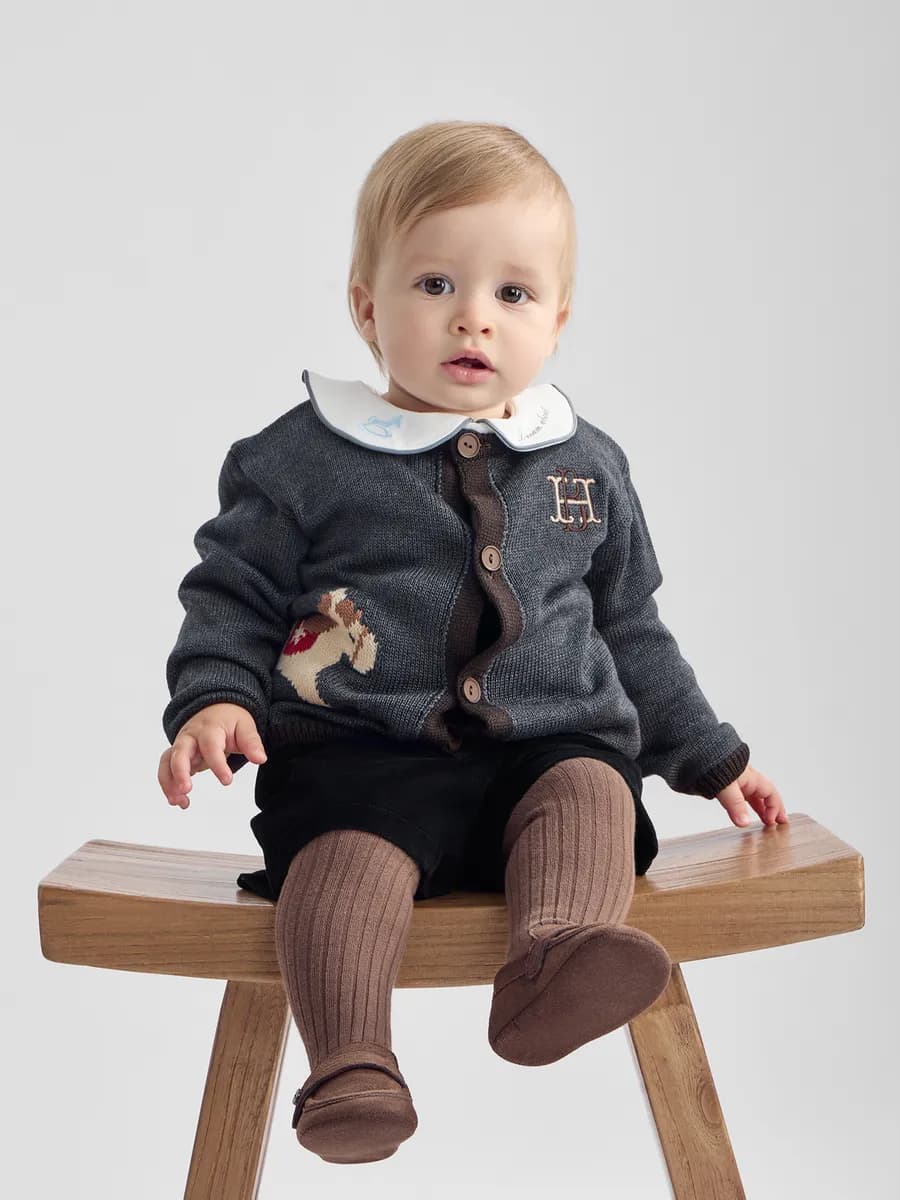 Кардиган вязаный детский