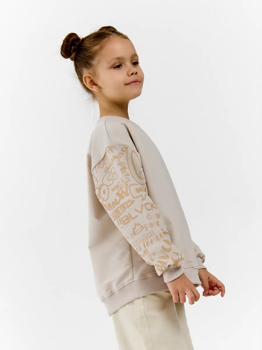 Свитшот оверсайз футер