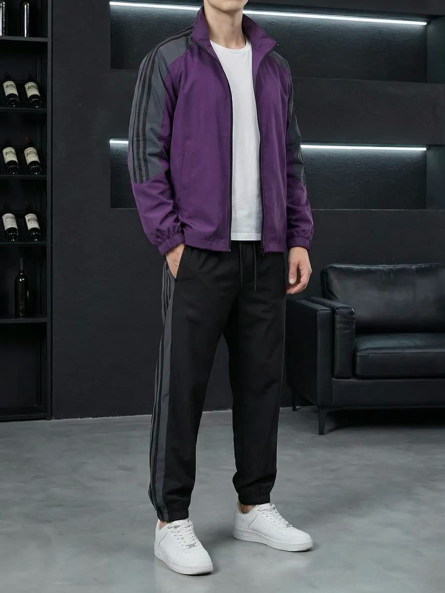 Спортивный костюм летний плащевка на молнии