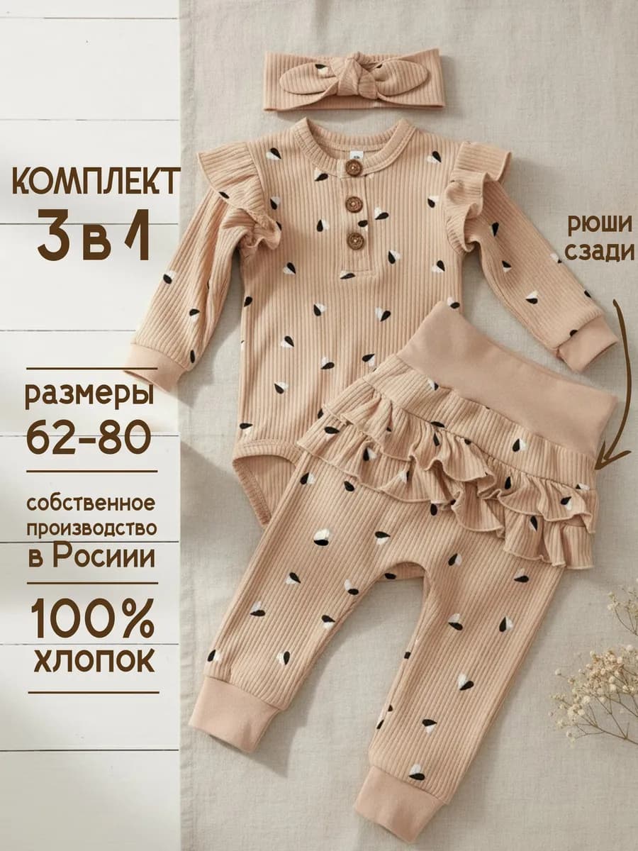 Детский костюм для новорожденных