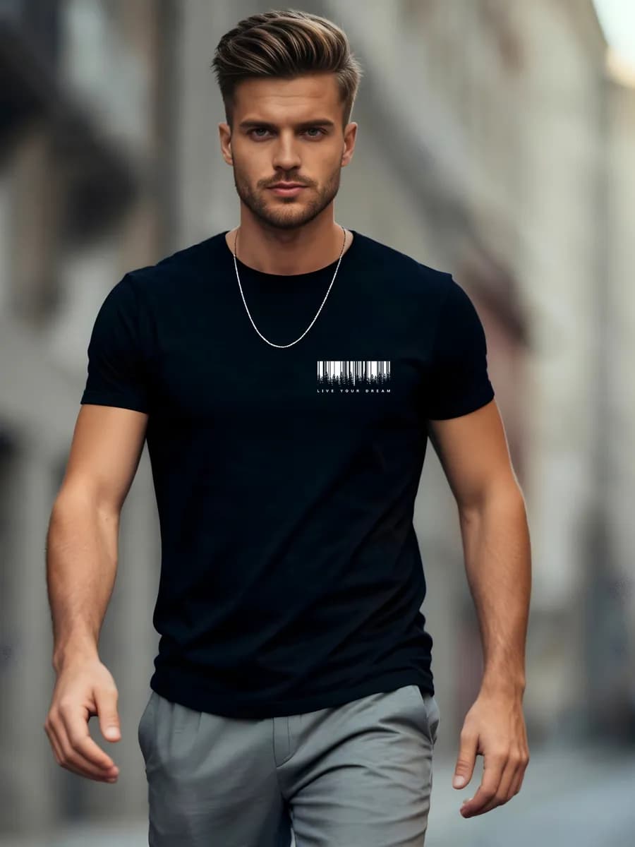 Футболка с принтом