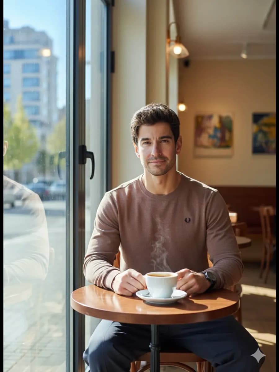 Кашемированный пуловер теплый