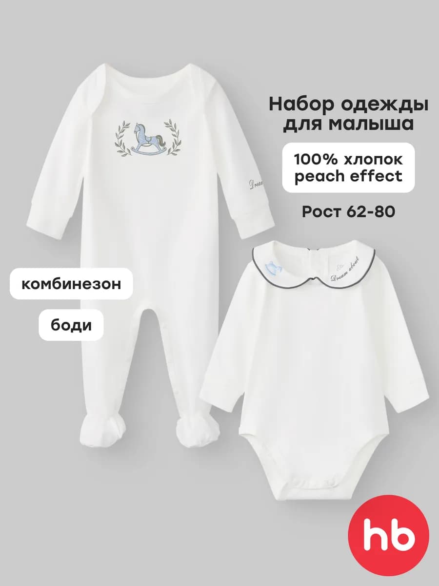 Боди и комбинезон комплект одежды для новорожденного