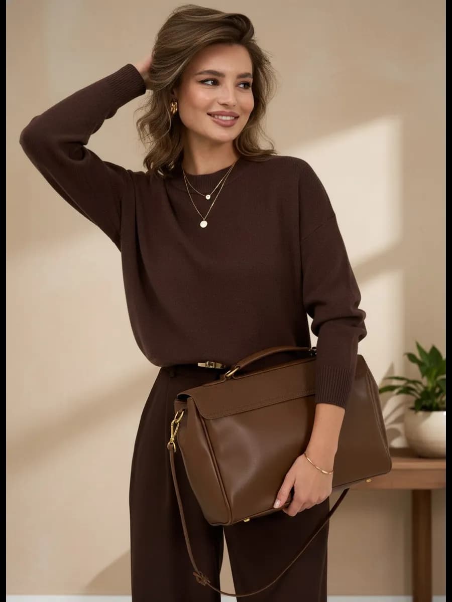 Джемпер вязаный