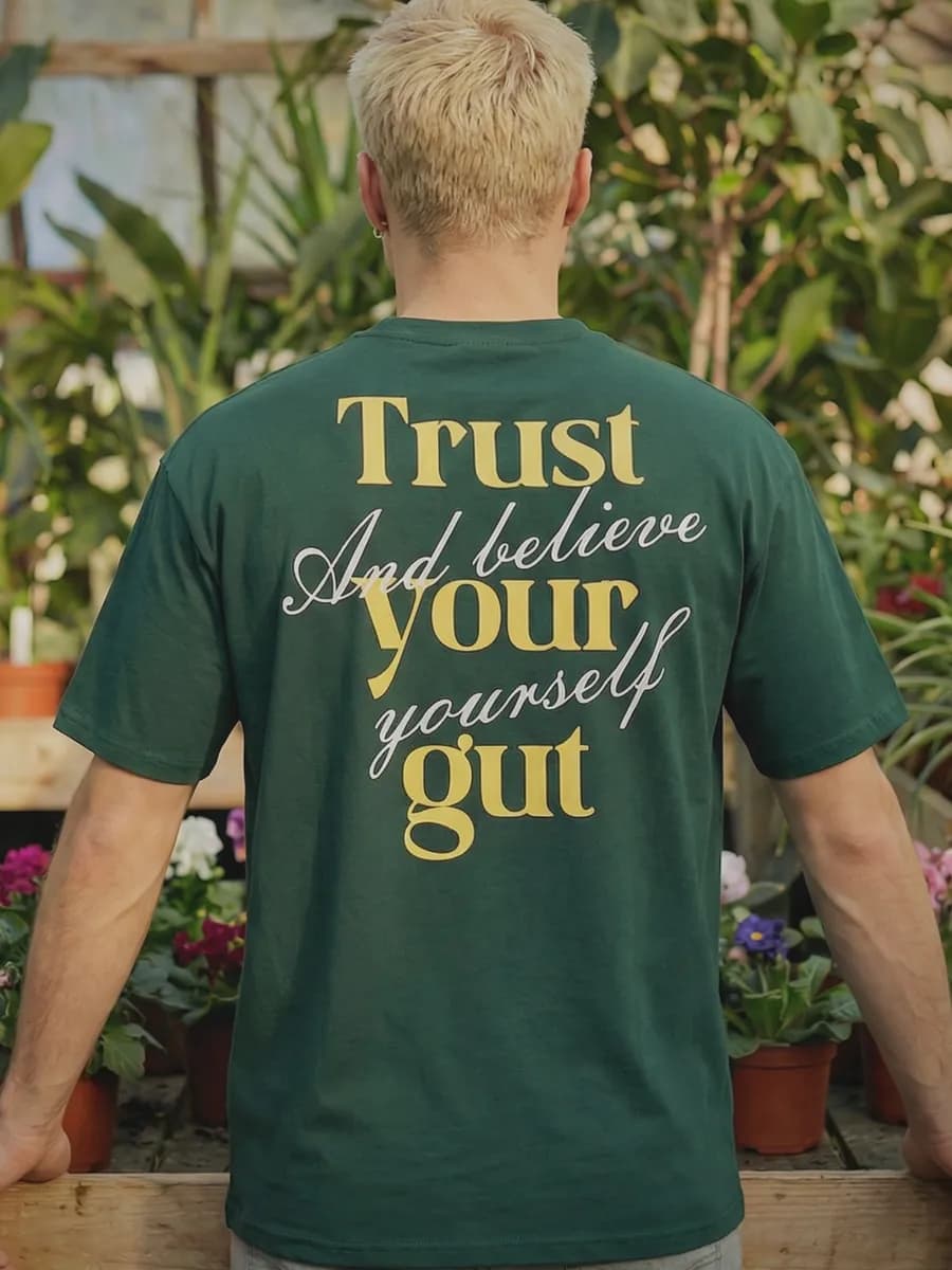 Футболка летняя стильная с принтом из хлопка оверсайз