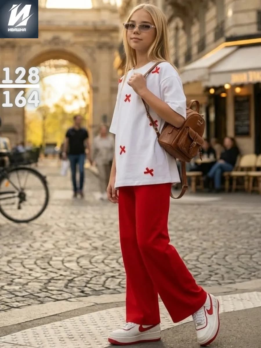 Костюм домашний пижама со штанами на 8 марта