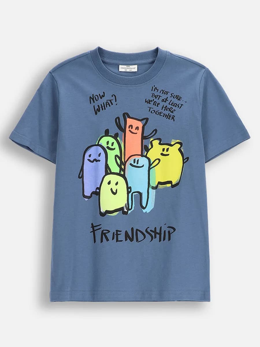 Футболка с принтом Friendship