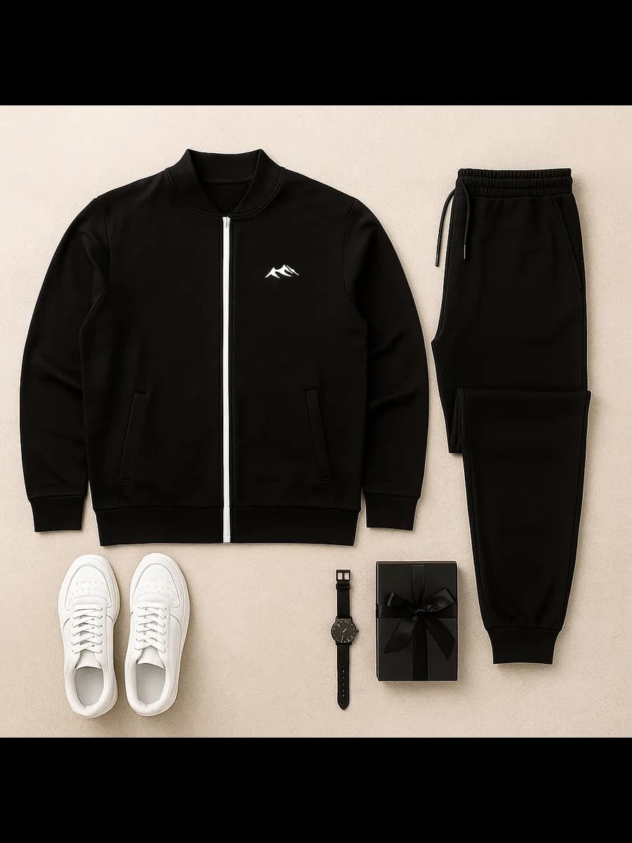 Спортивный костюм кофта на молнии с джоггерами