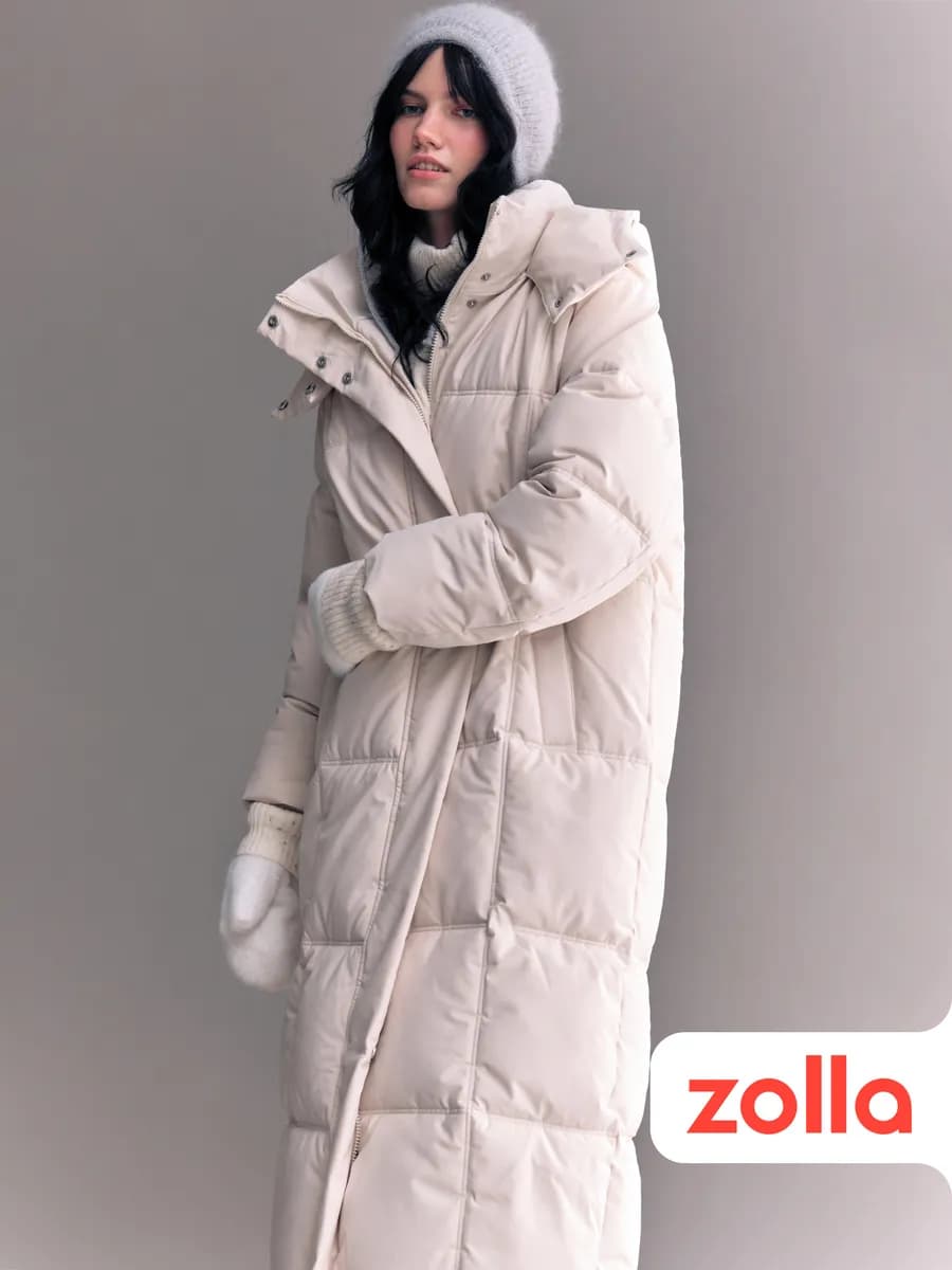 Тёплая женская куртка с капюшоном